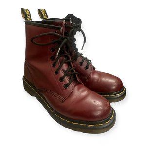 Dr. Martens Smooth Leather Boot - Cherry Red US 6